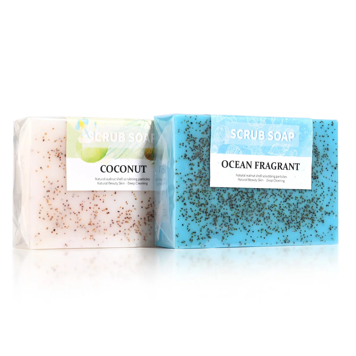 PureSea – Natural Sea Salt Exfoliating Soap Bar for Face & Body