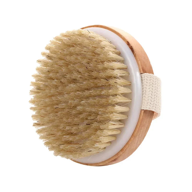 LumaBrush – Wooden Long Handle Body Brush for Gentle Exfoliation