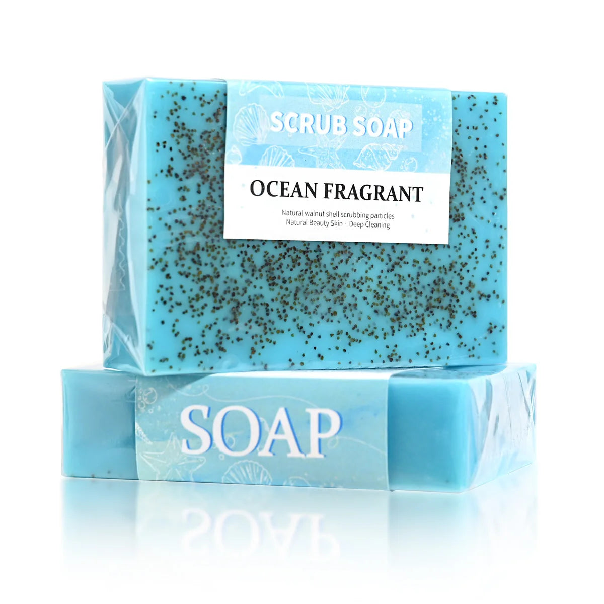 PureSea – Natural Sea Salt Exfoliating Soap Bar for Face & Body