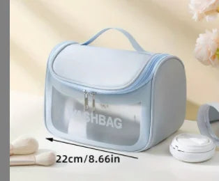 LumaNow Makeup Bag Portable Large Capacity Beauty and Skincare Storage Bag High Appearance Level Waterproof Clutch Bag